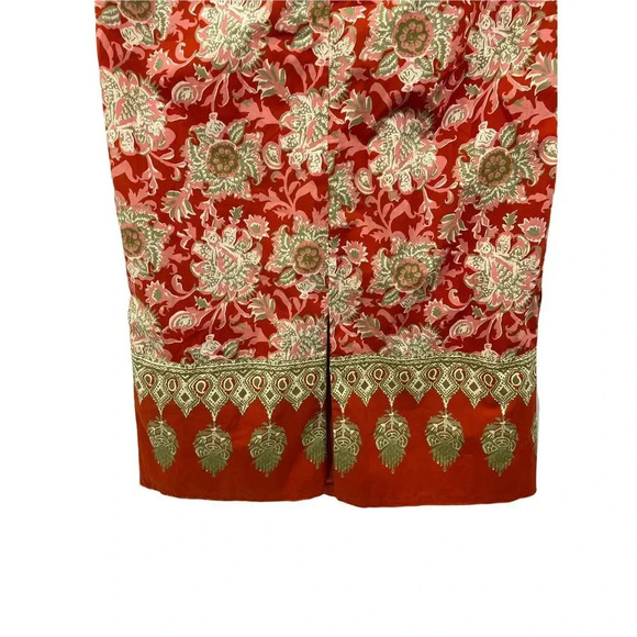 Johanna Ortiz Prettier In Spanish Printed Cotton Slip Dress Size Large - Picture 11 of 13